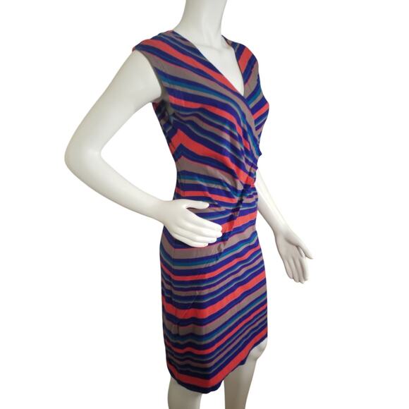 Marc by Marc Jacobs Striped Sleeveless Vneck Dress Size S - Picture 3 of 9